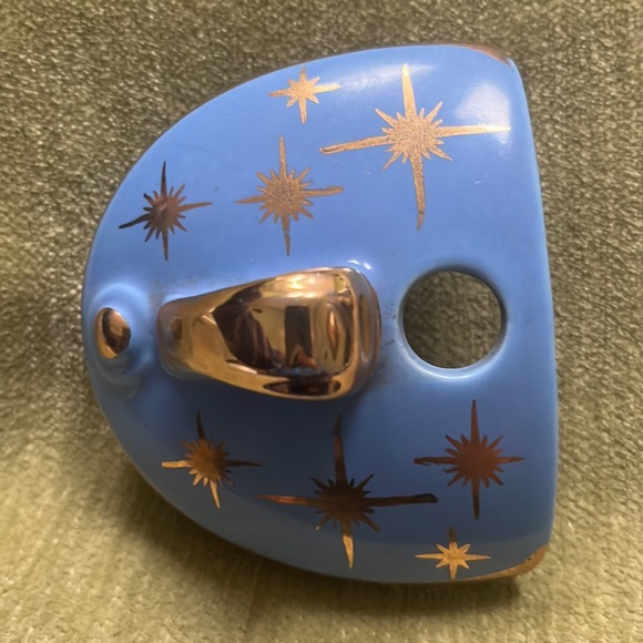 Hook Cover Lid for Hall’s MCM Gold & Blue Atomic Starburst Teapot - LID ONLY - Picture 10 of 14